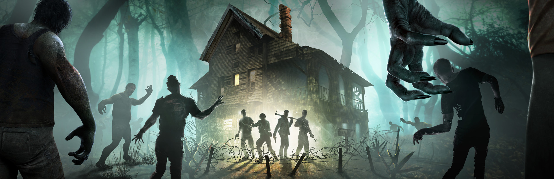 A quiet 7 Days to Die base at first light