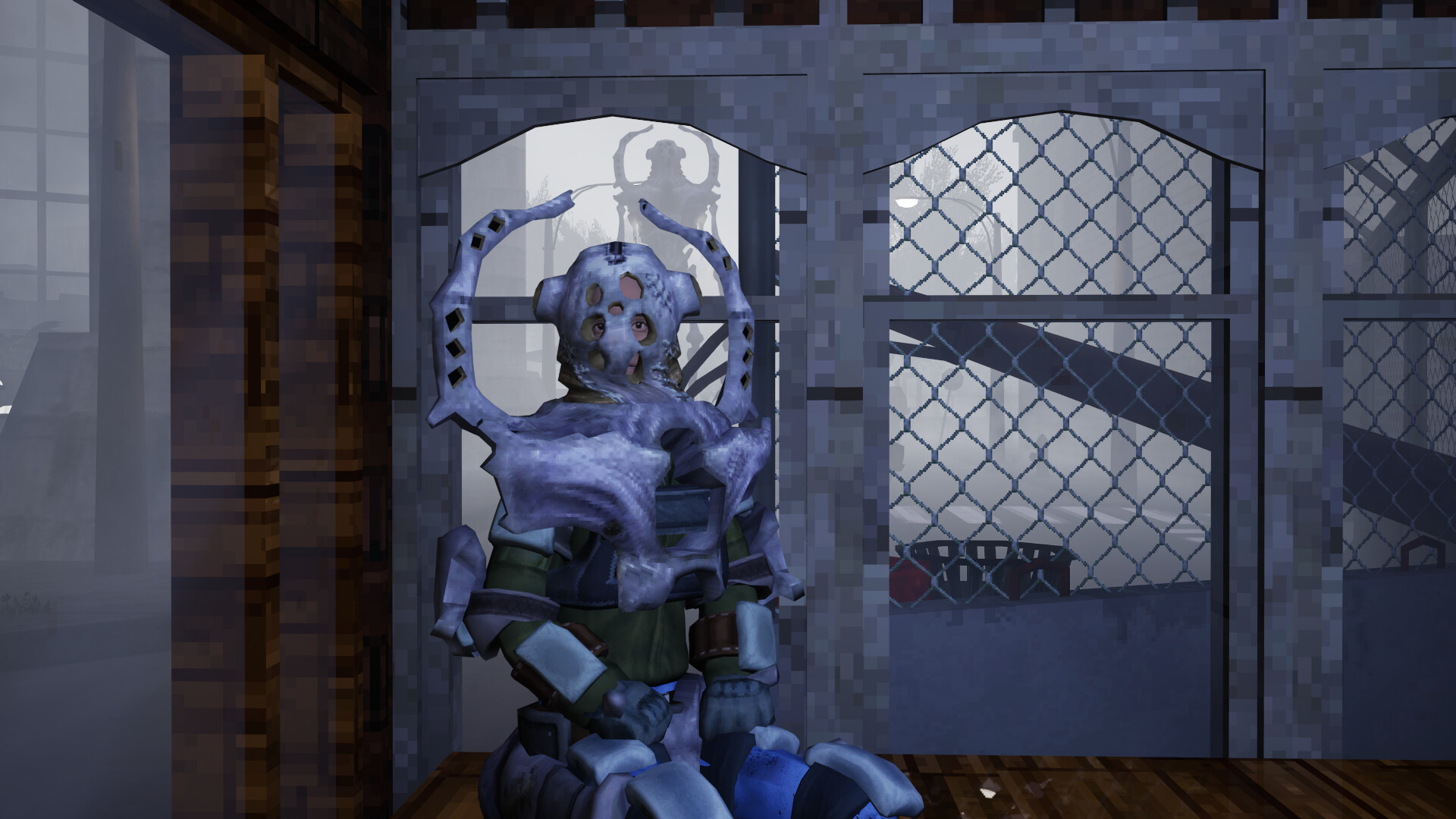 GATE survivors regrouping inside a secured room in Abiotic Factor