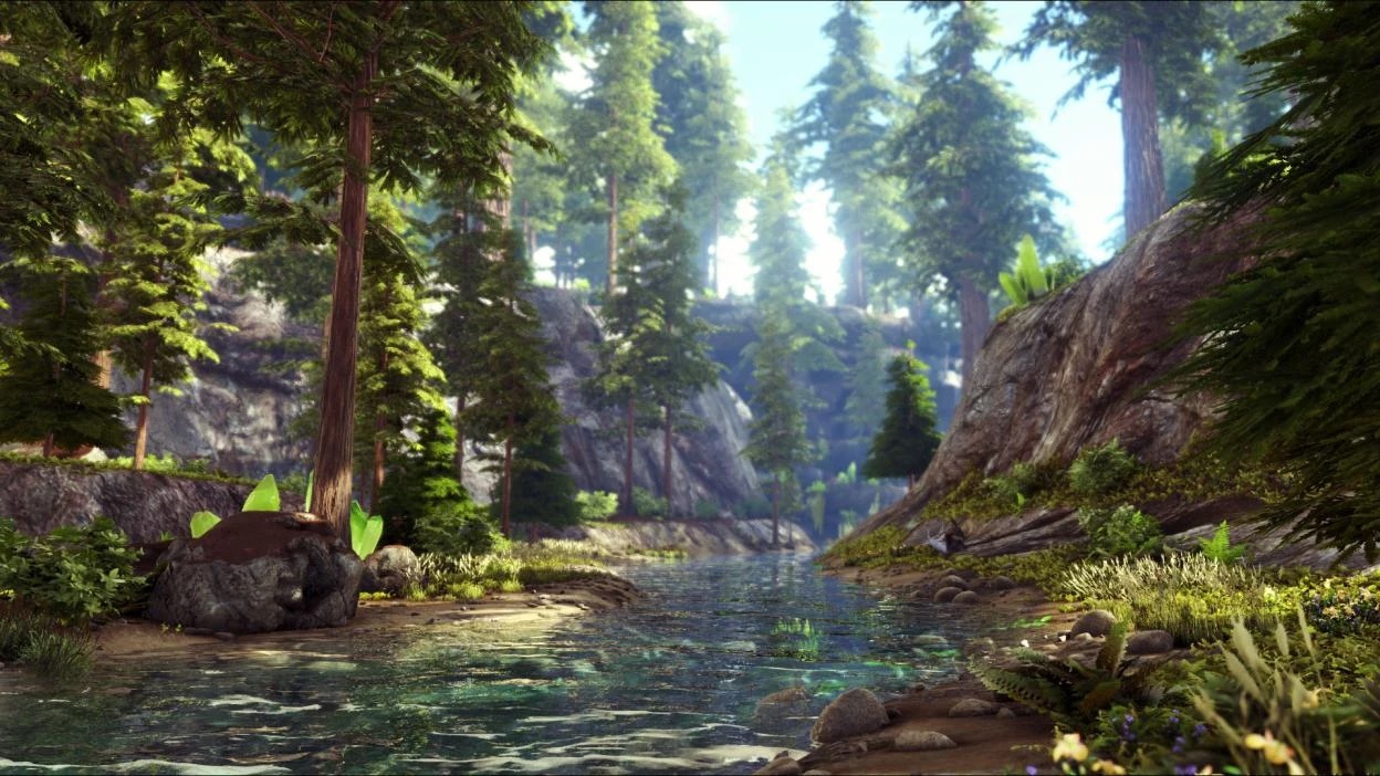 An ARK landscape waiting for a server that won't boot
